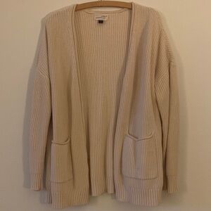 Universal Thread Women's Beige Open Cardigan